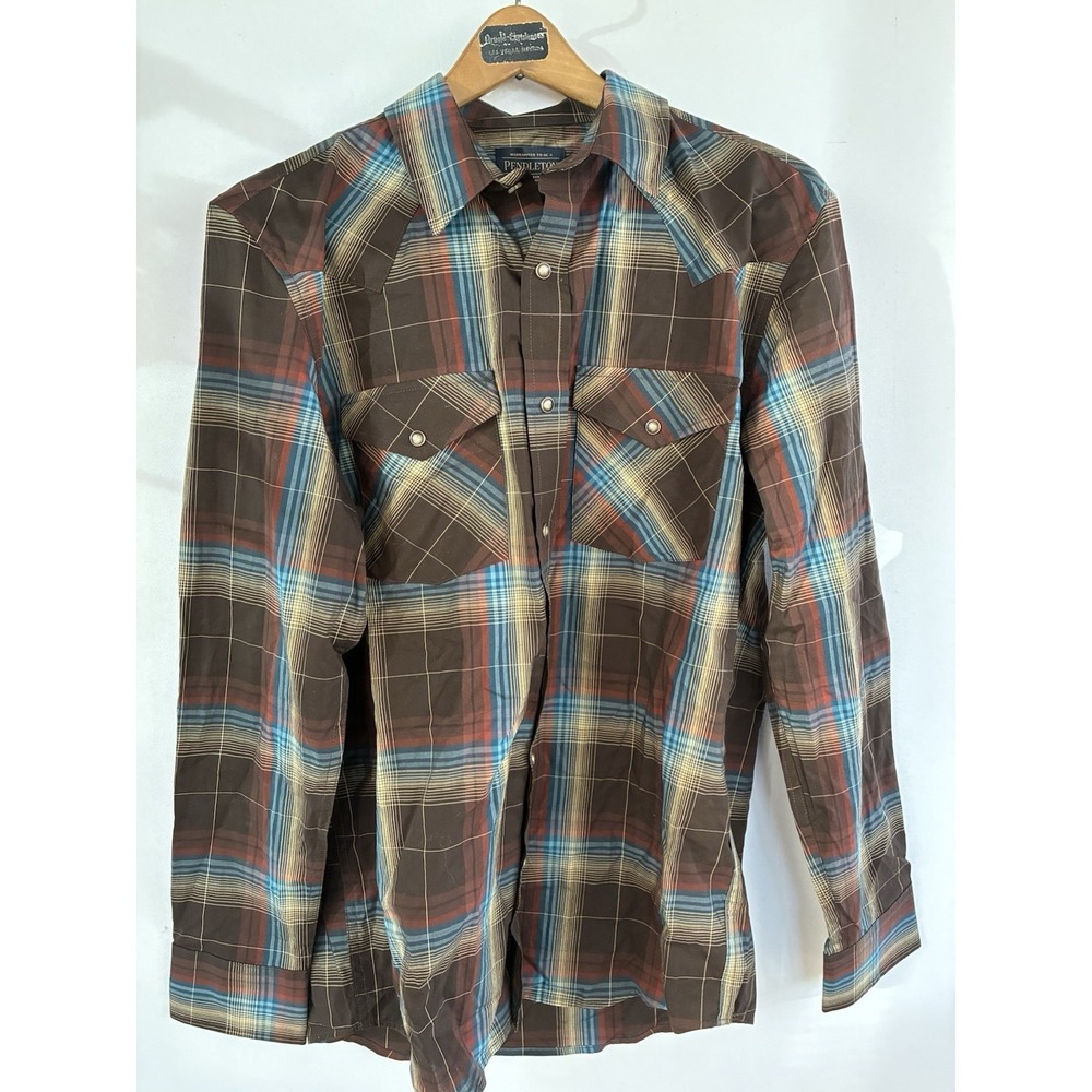NWT Pendleton Bishop Long-Sleeve Shirt Mens Medium Casual